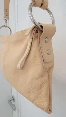 Navyboot Leder Handtasche | LOOP-Marktplatz