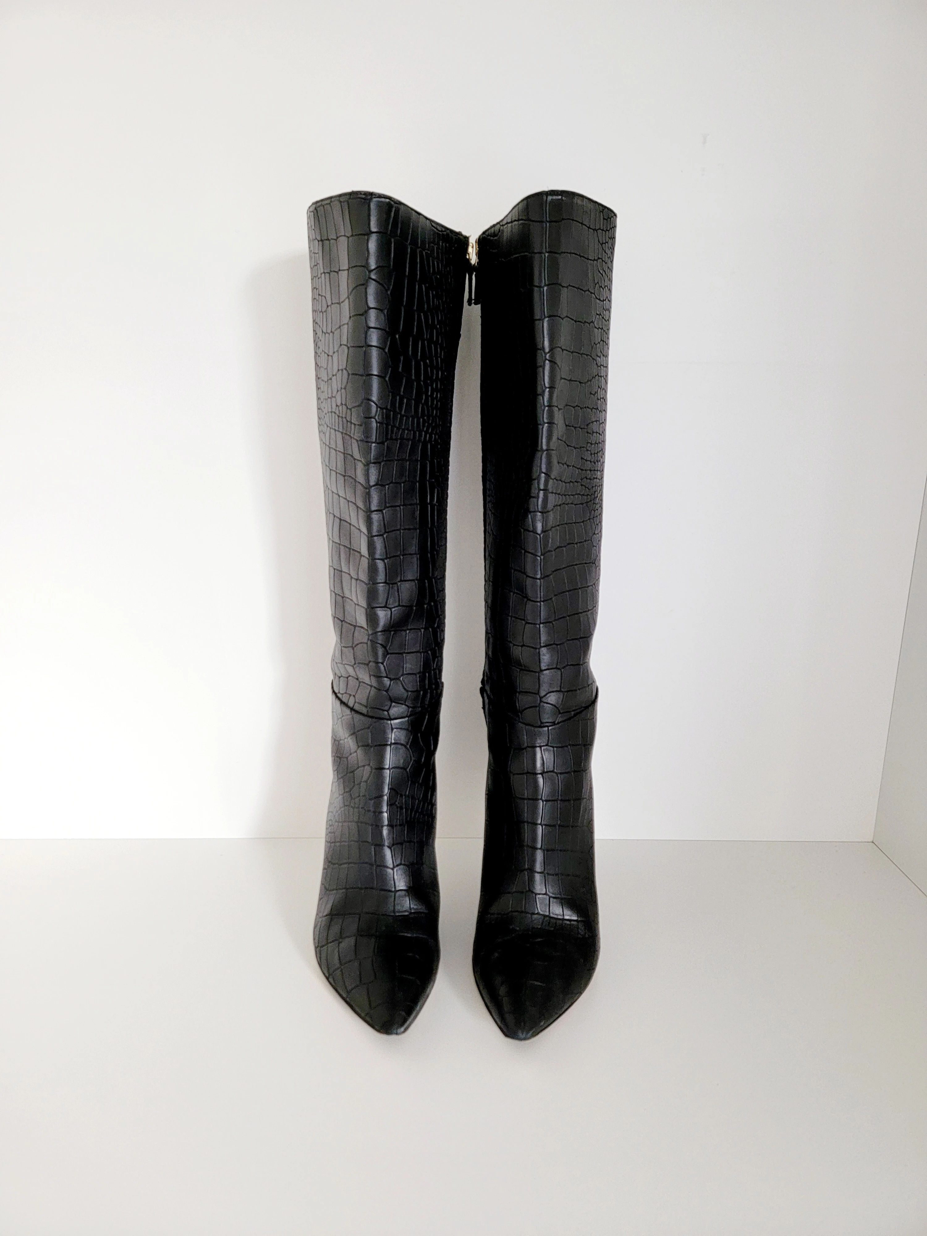 Hugo Boss Stiefel mit Kroko- Prägung | LOOP Marketplace