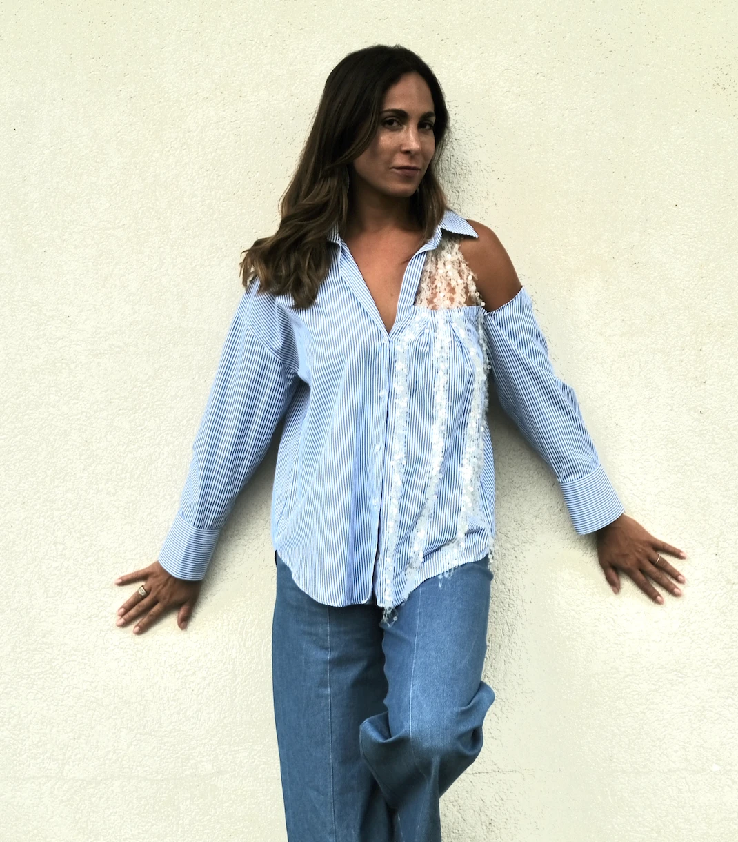 LIEU STAEHELIN  Bluse mit Pailletten | LOOP-Marktplatz