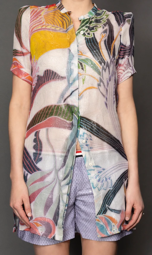 LIEU STAEHELIN  Seiden Longbluse | LOOP-Marktplatz