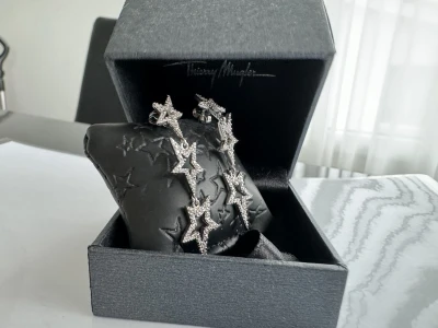 Thierry Mugler Silber Ohrringe | LOOP Marketplace