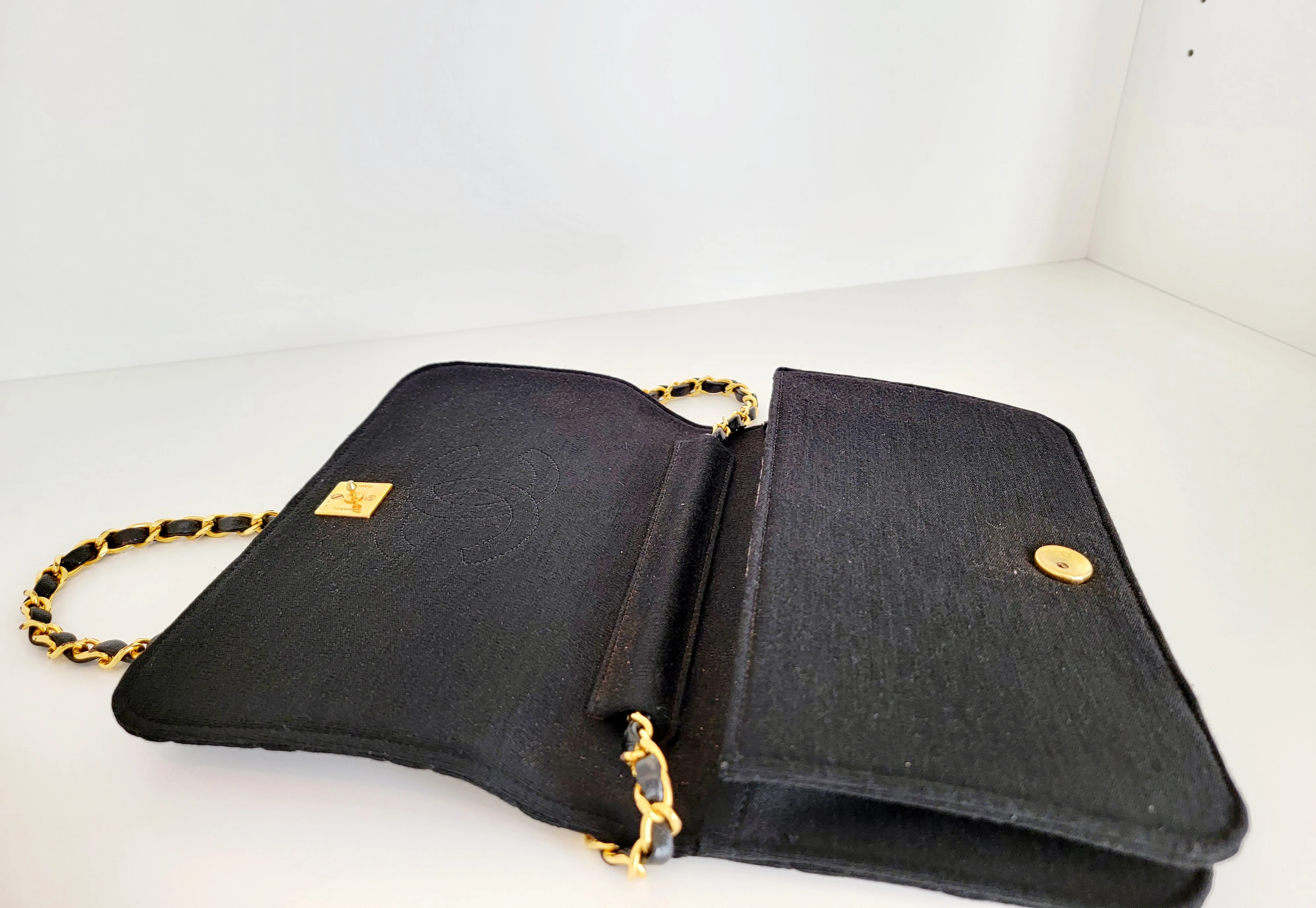 Chanel Vintage Full Flap Jersey | LOOP Marketplace