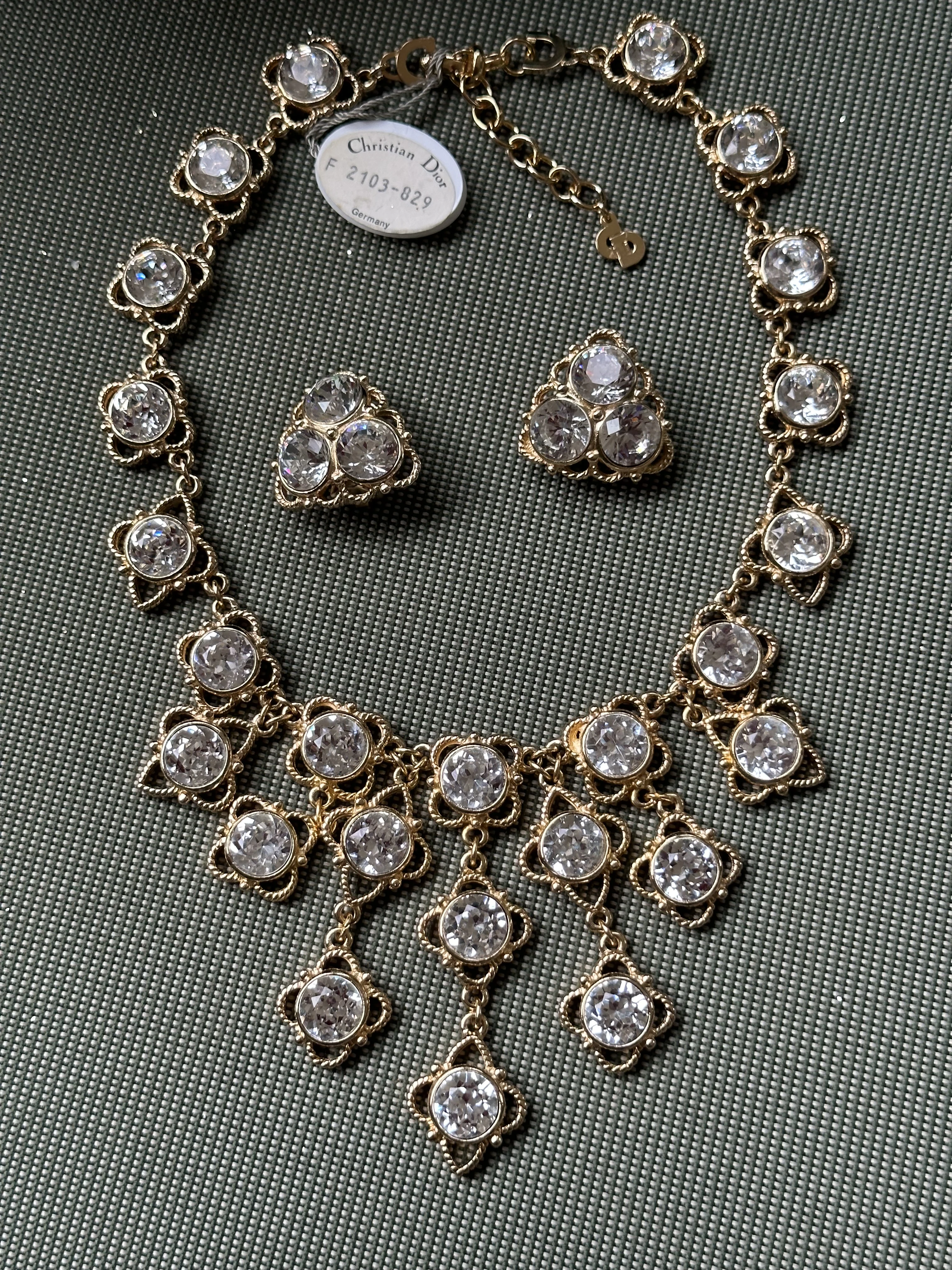 Umwerfendes Dior Schmuckset Vintage, neu | LOOP-Marktplatz
