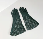 Neuwertige Alaïa Handschuhe mit Ösen