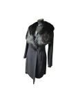 Plein Sud Wool.Coat with Fur Vest