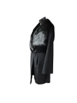 Plein Sud Wool.Coat with Fur Vest