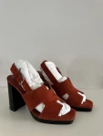 Hermès Sandalen Eris 90 Orange Brulee