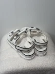 Chanel Dad Sandals White Black