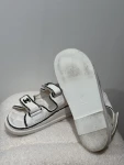Chanel Dad Sandals White Black