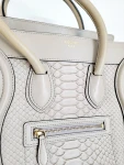 Celine Micro Luggage Bag Python