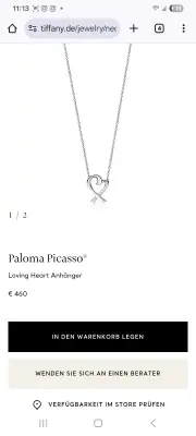 Tiffany & Co. Loving Heart Halsband | LOOP-Marktplatz