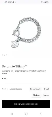 Tiffany & Co. Return To Tiffany Armband | LOOP-Marktplatz