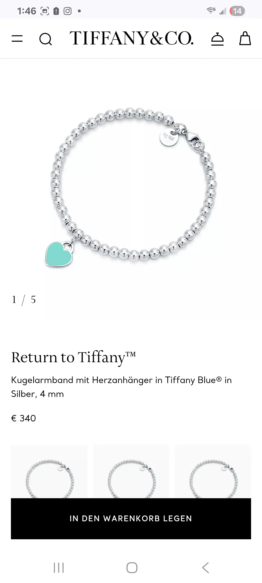 Tiffany & Co. Armband | LOOP-Marktplatz