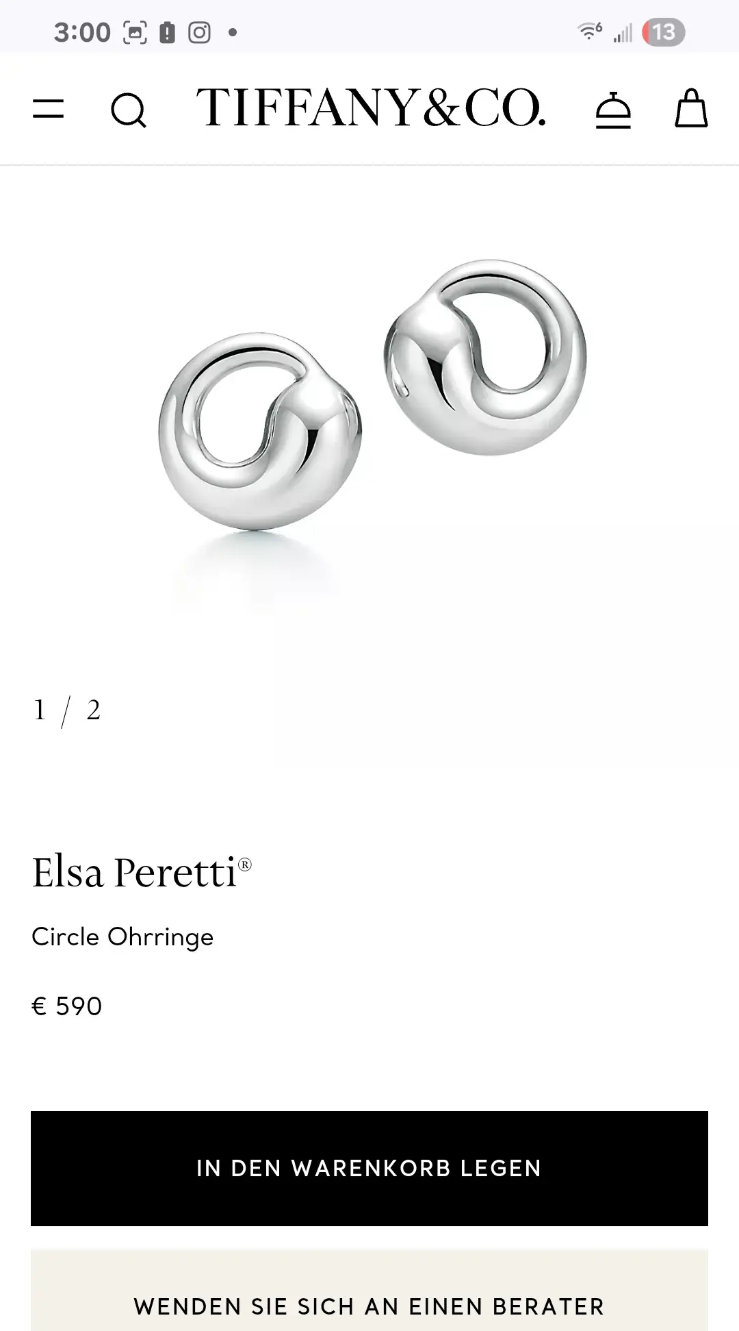 Tiffany & Co. Halskette Eternal Circle | LOOP-Marktplatz