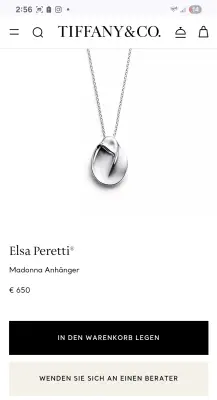 Tiffany & Co. Halskette mit Madonna | LOOP-Marktplatz