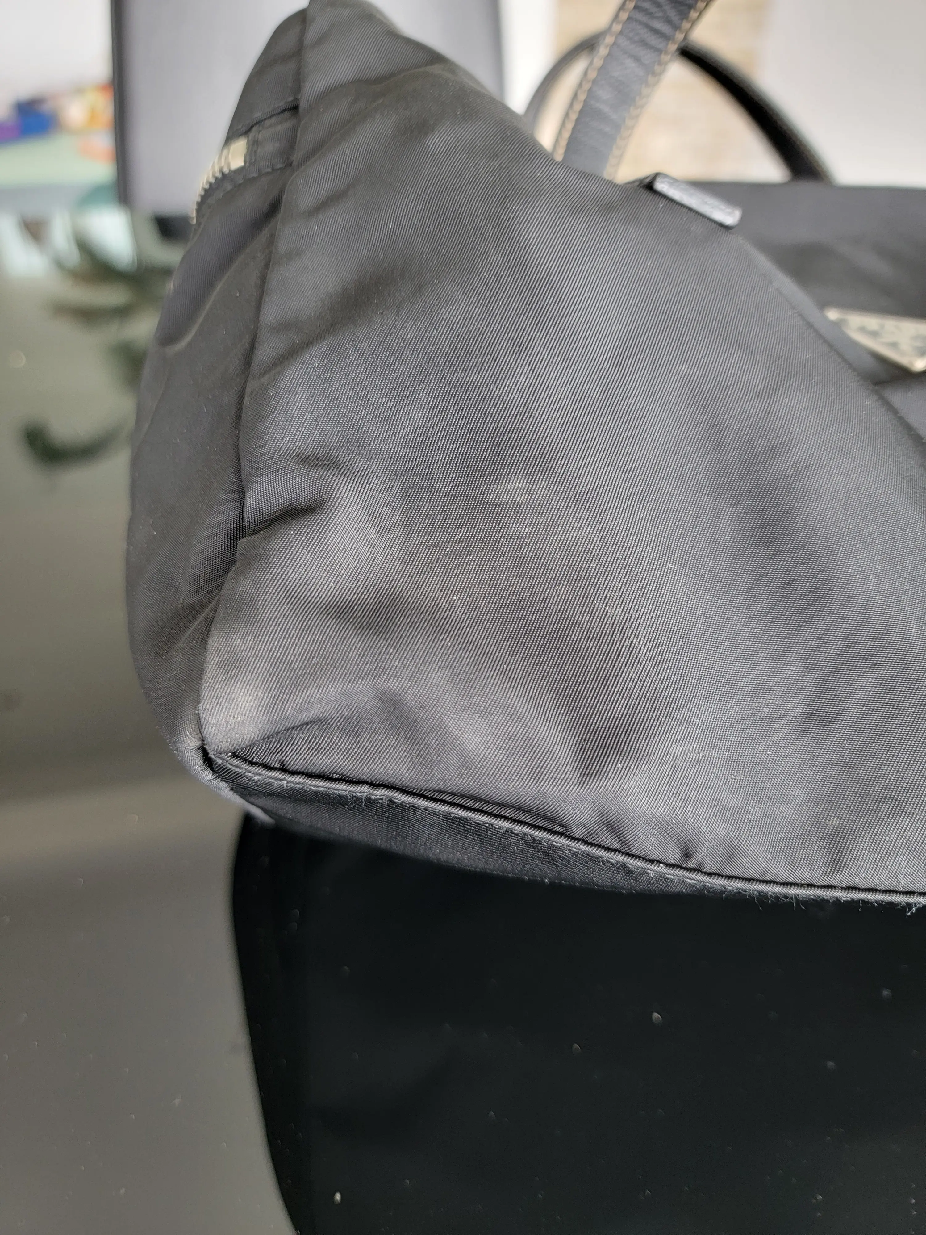 Kleine Prada Nylon Bowling Tasche | LOOP-Marktplatz