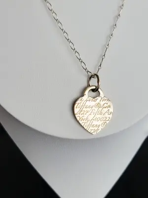 Lange Tiffany & Co. Halskette mit Herz | LOOP Marketplace