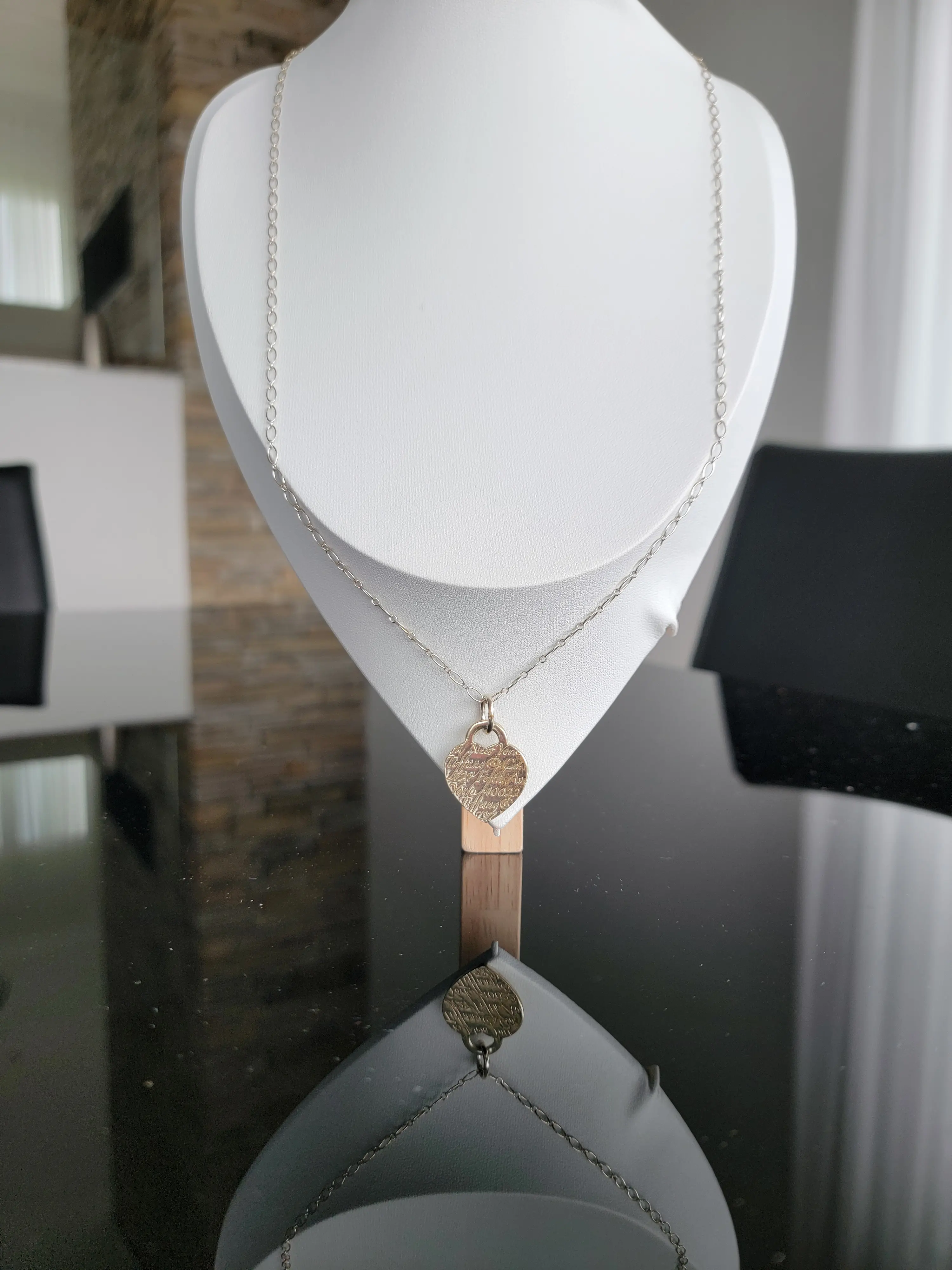Lange Tiffany & Co. Halskette mit Herz | LOOP Marketplace