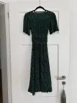 Green and black dress