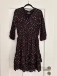 Black dotted dress