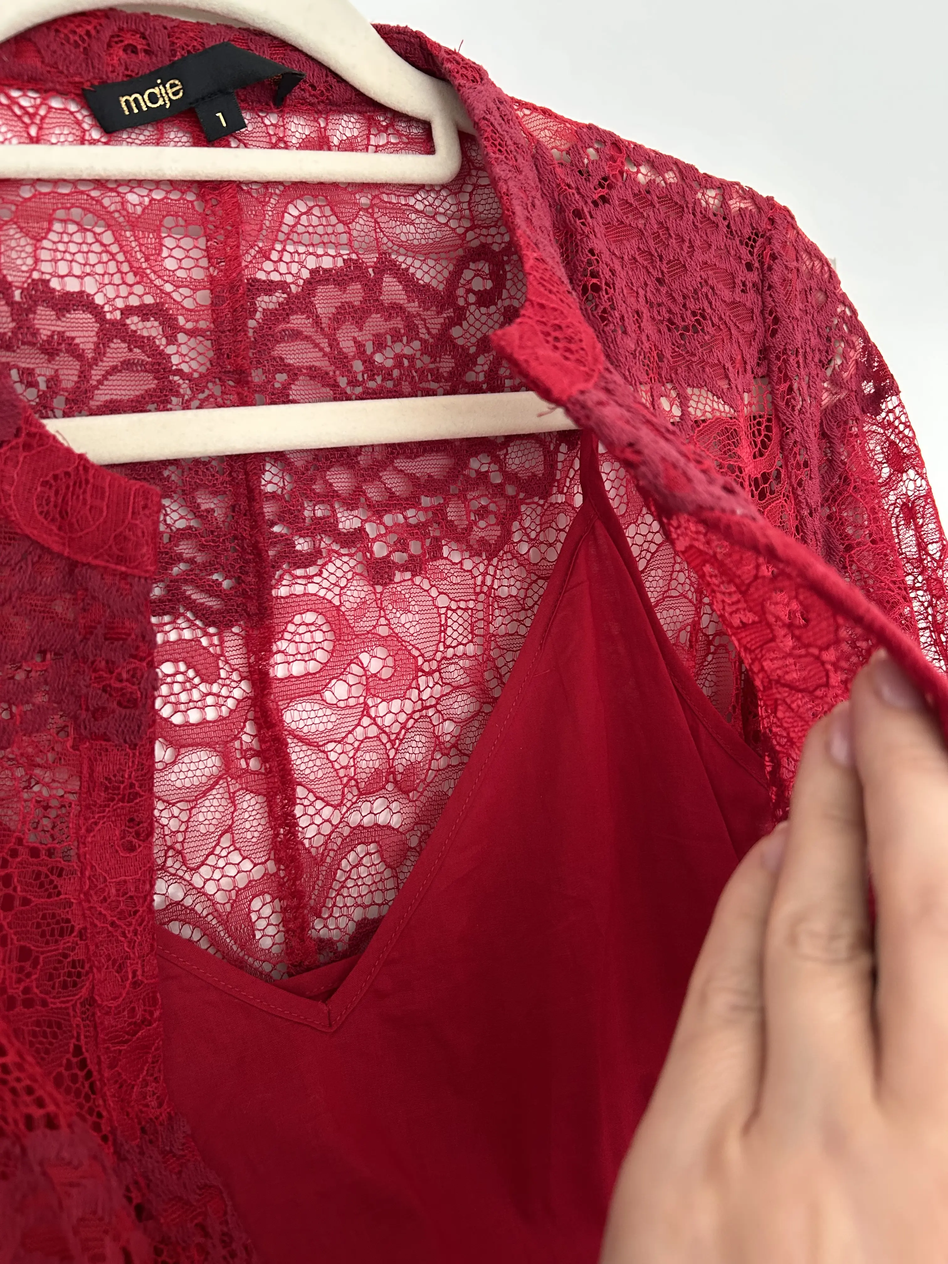 Maje lace dress | LOOP Marketplace