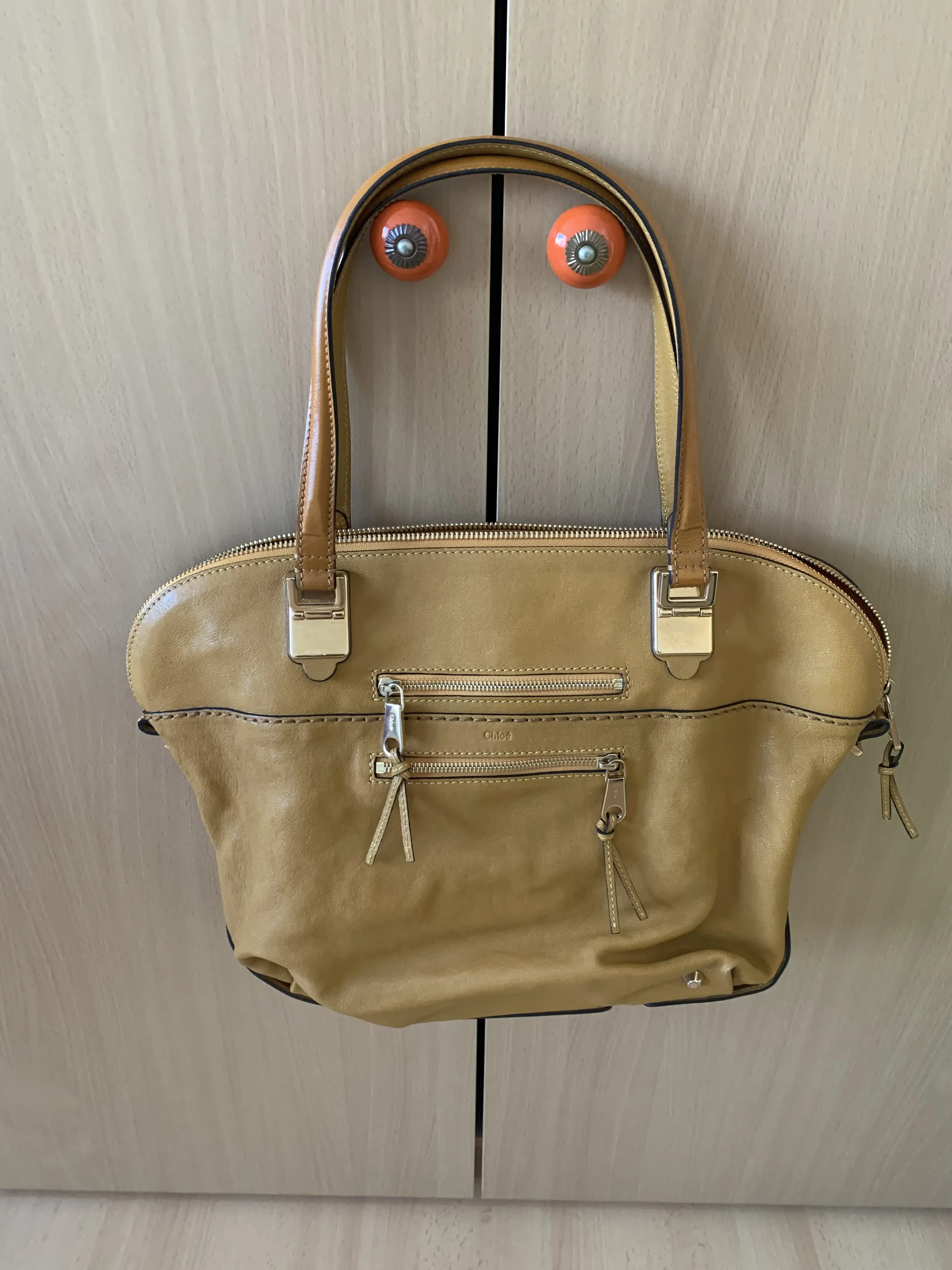 Cognac farbene Handtasche von Chloe | LOOP-Marktplatz