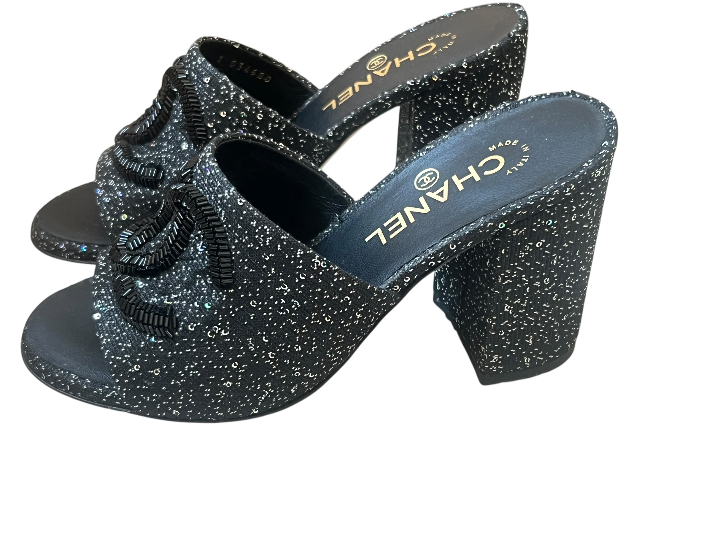 Chanel high heel sandals