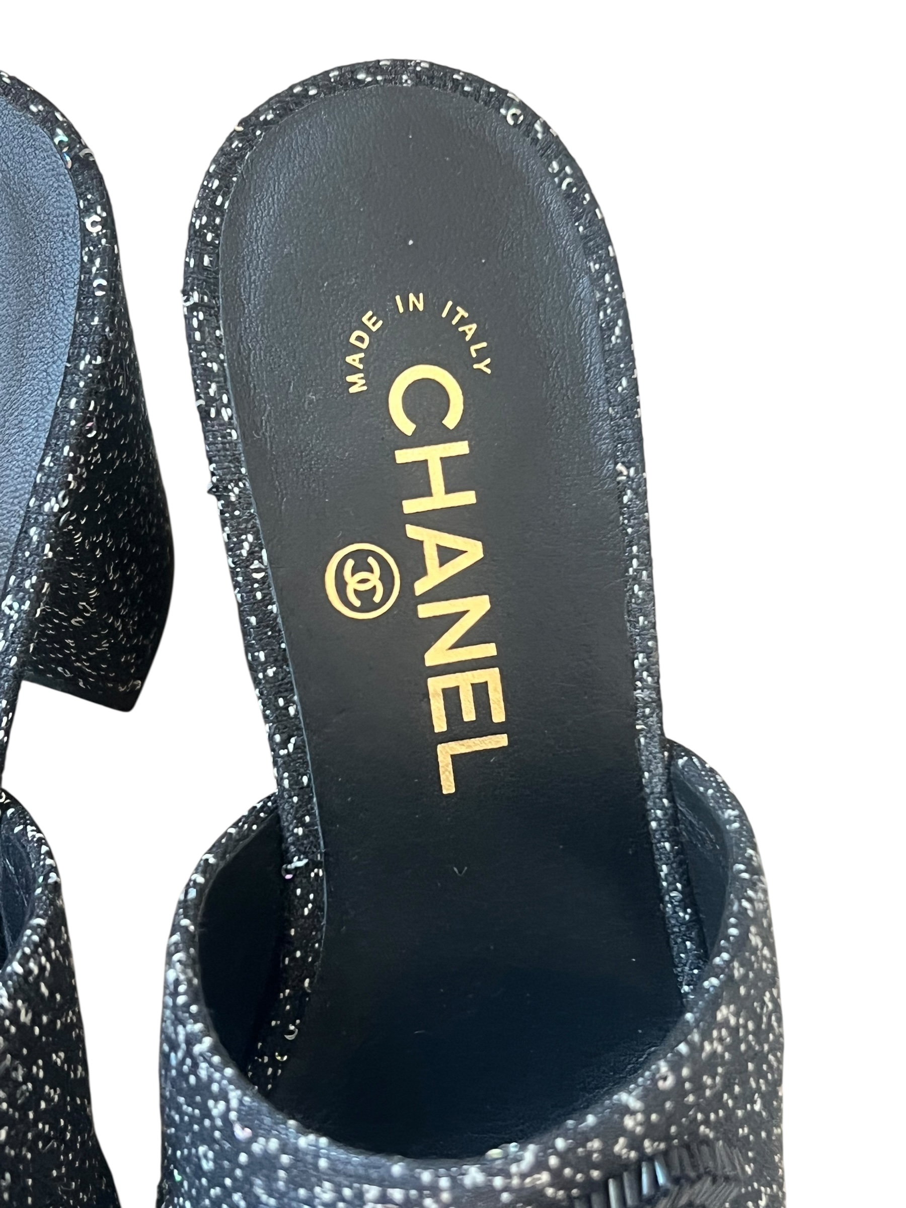 Chanel high heel sandals