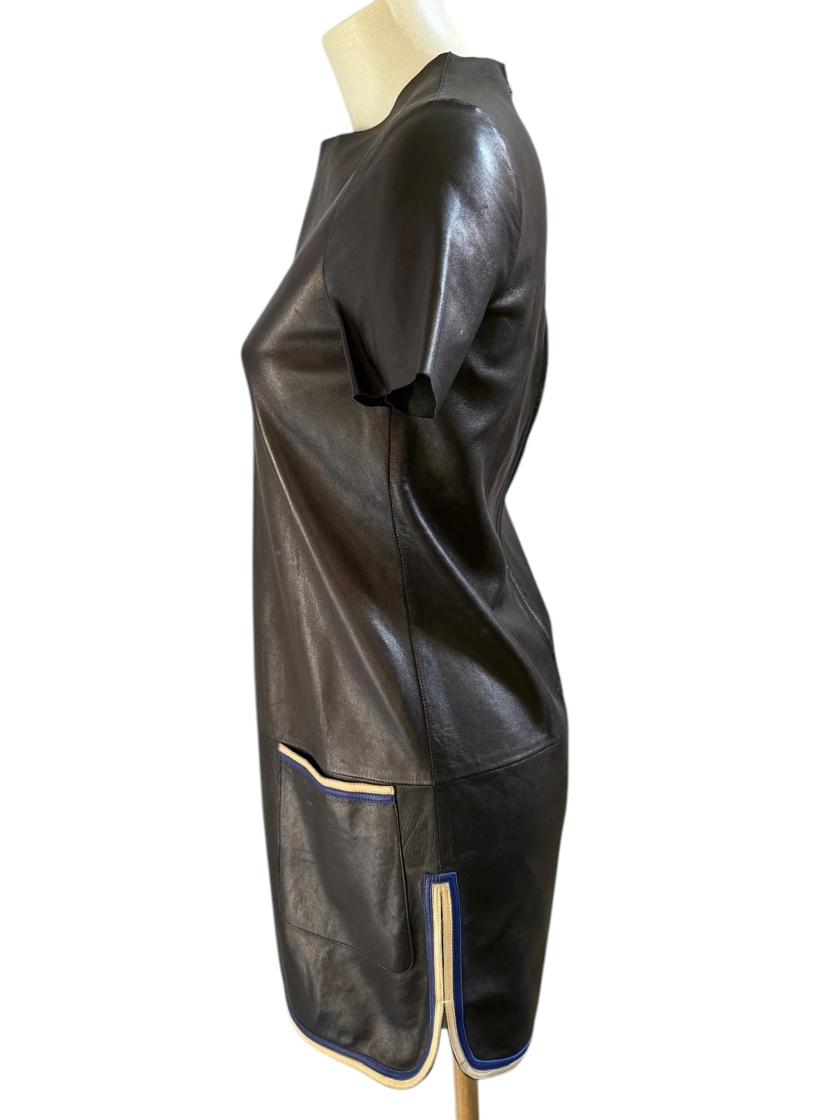 Céline leather dress