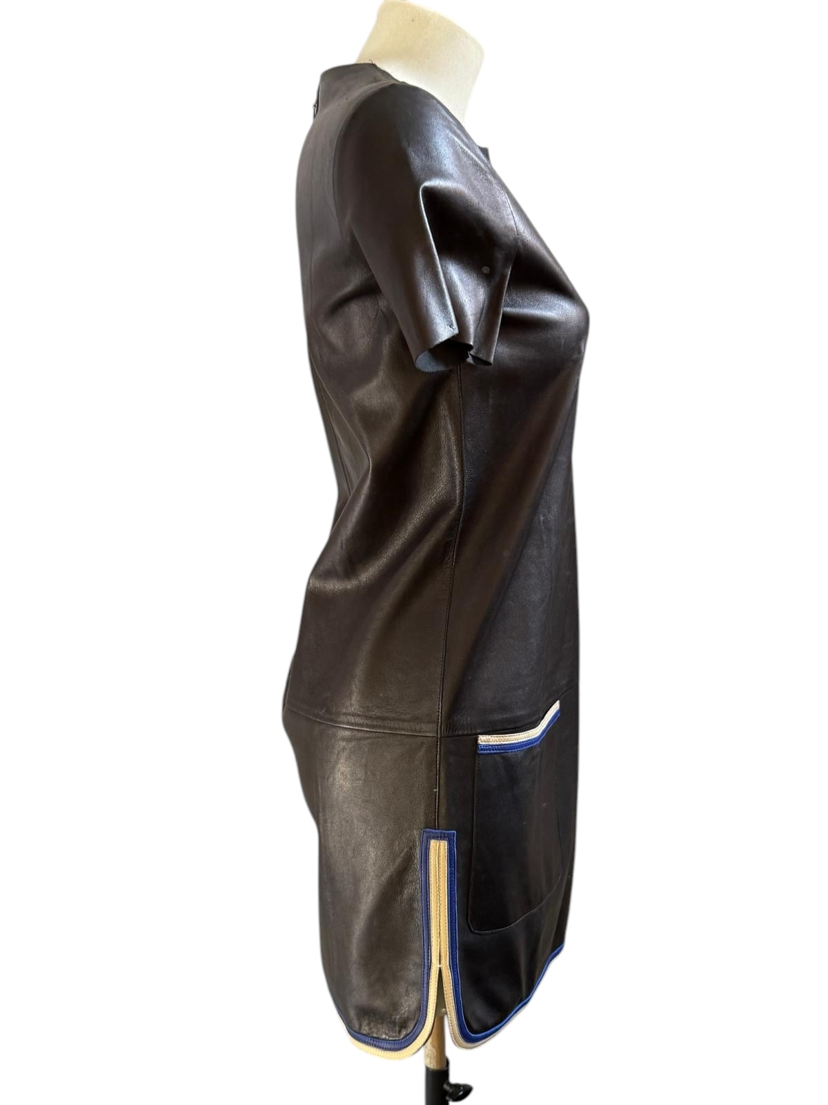 Céline leather dress