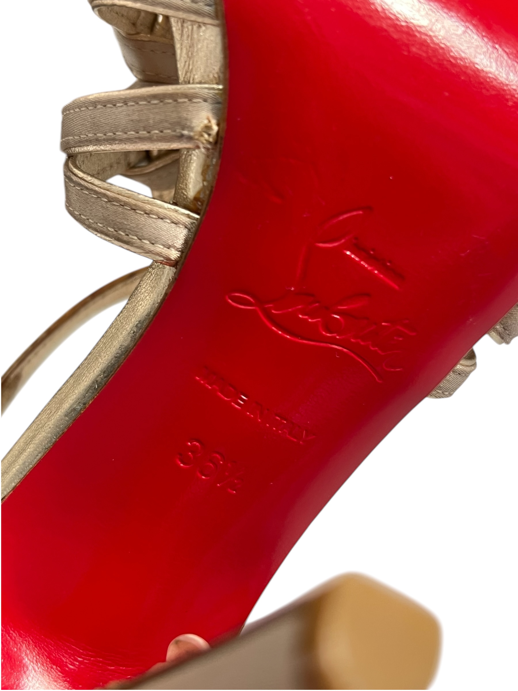 Louboutin high heel sandals