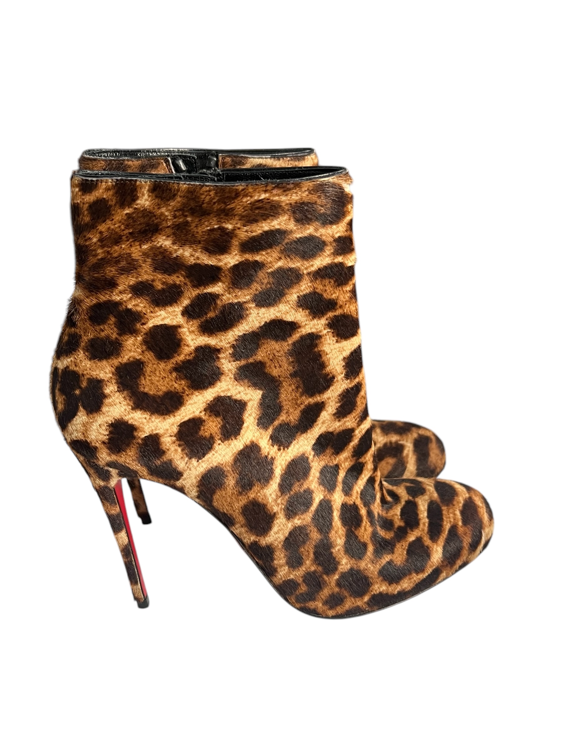 Leopard Louboutin ankle boots | LOOP-Marktplatz