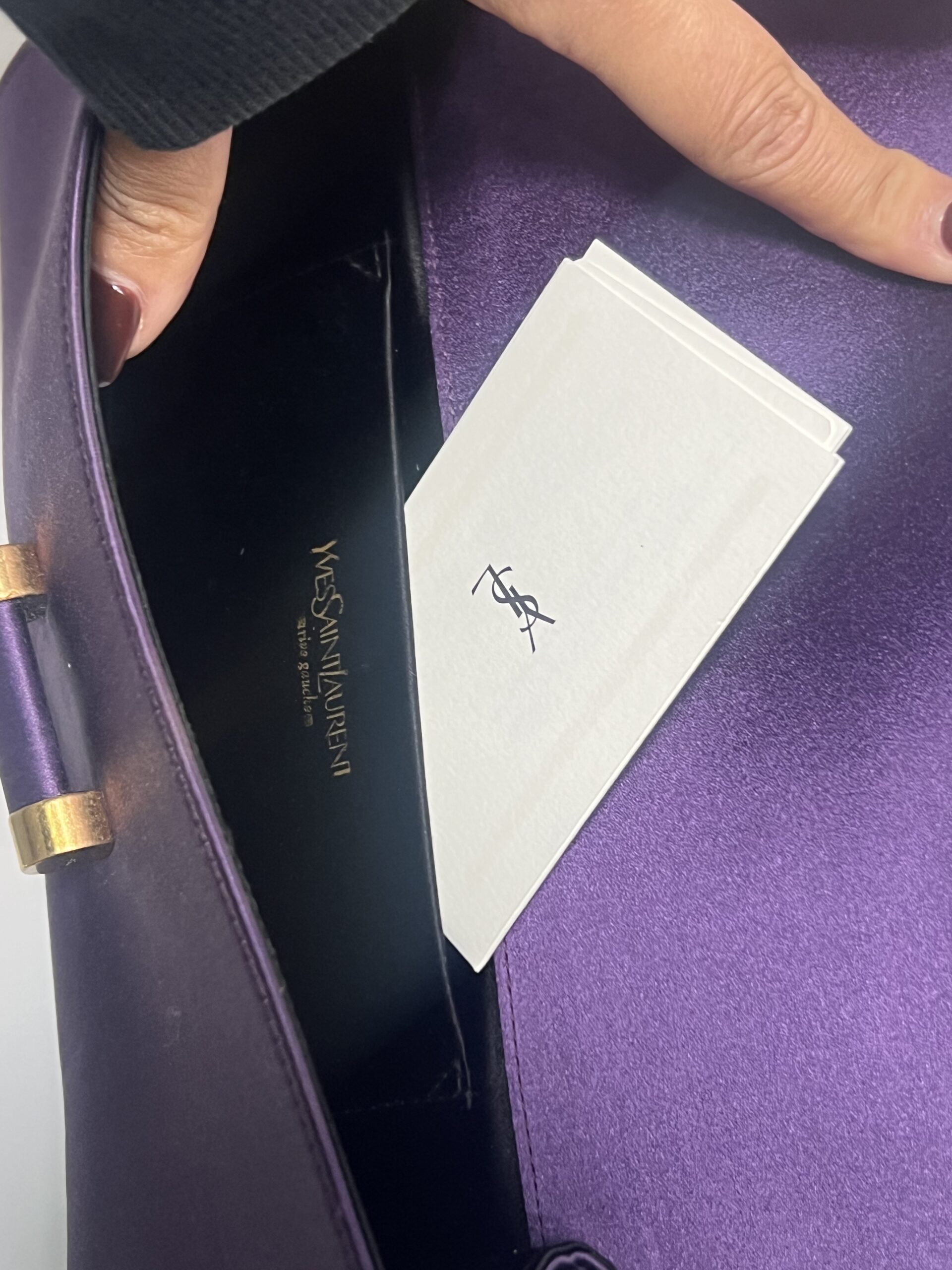 Yves Saint Laurent clutch bag