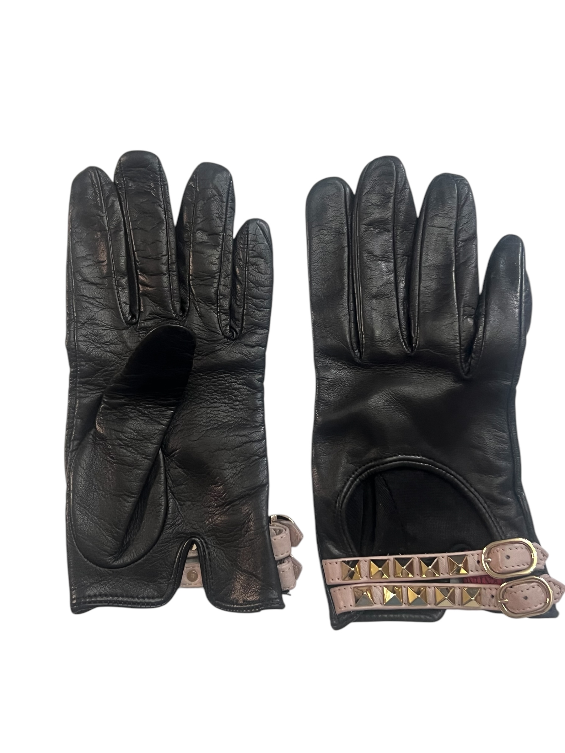 Valentino leather gloves