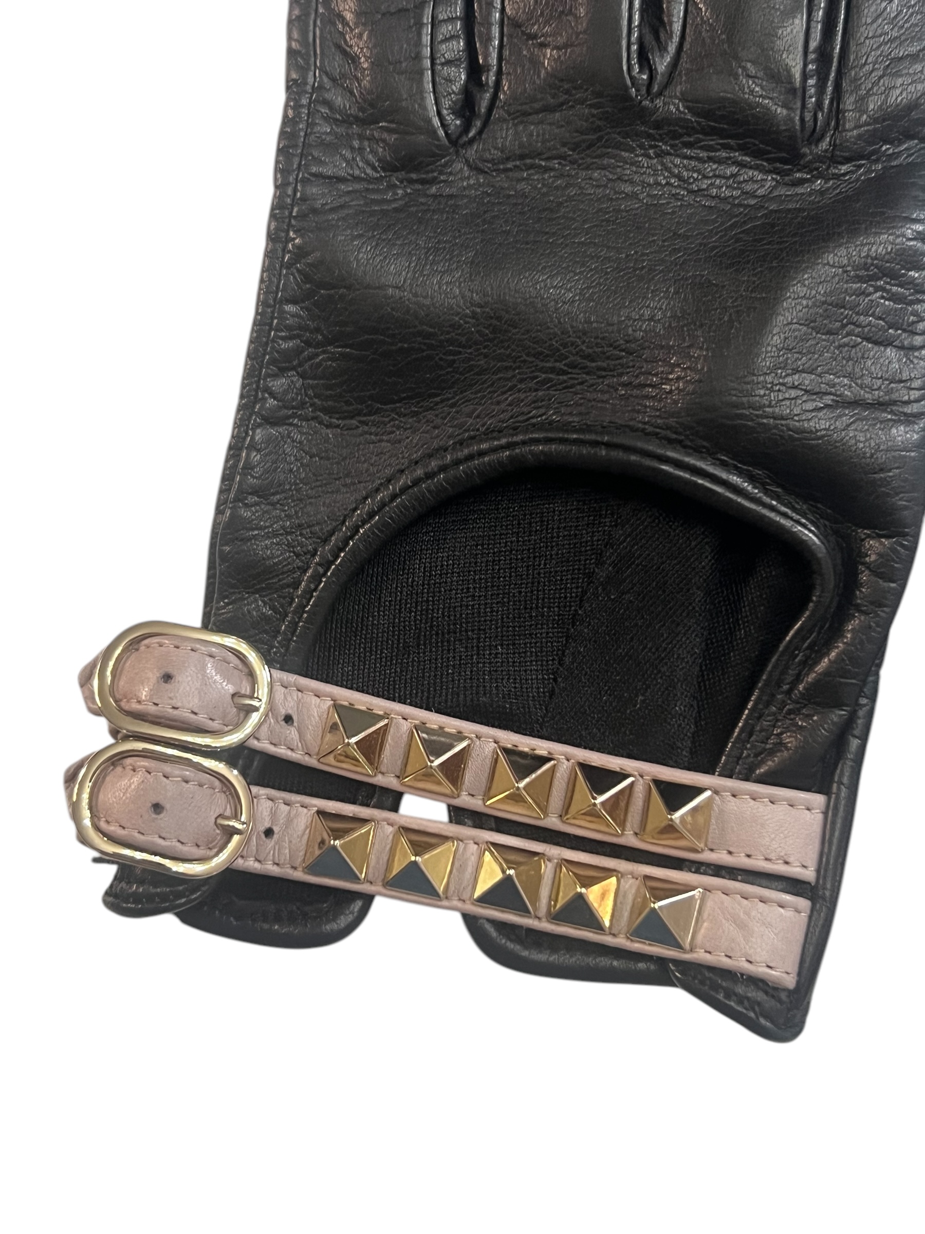 Valentino leather gloves