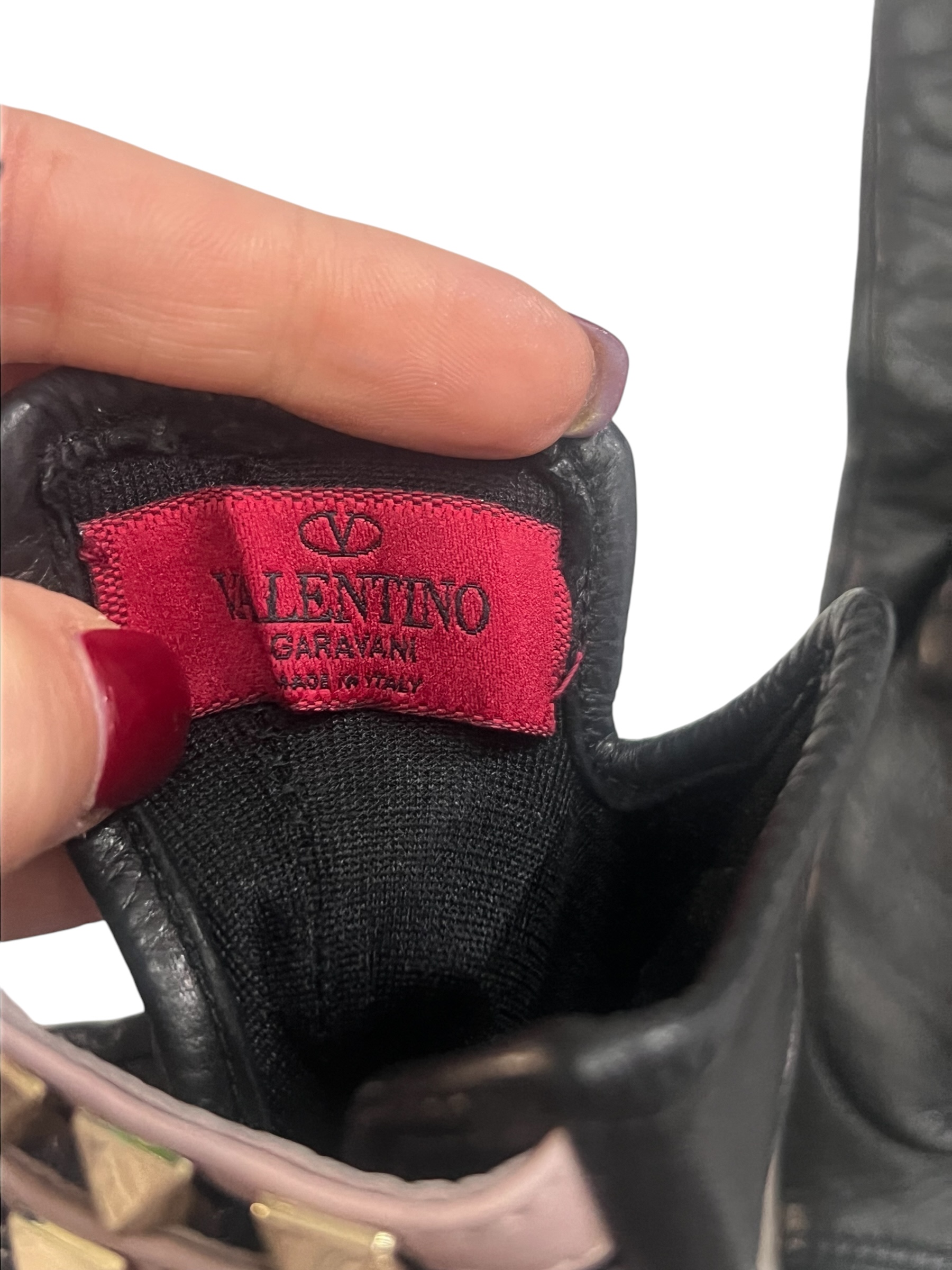 Valentino leather gloves