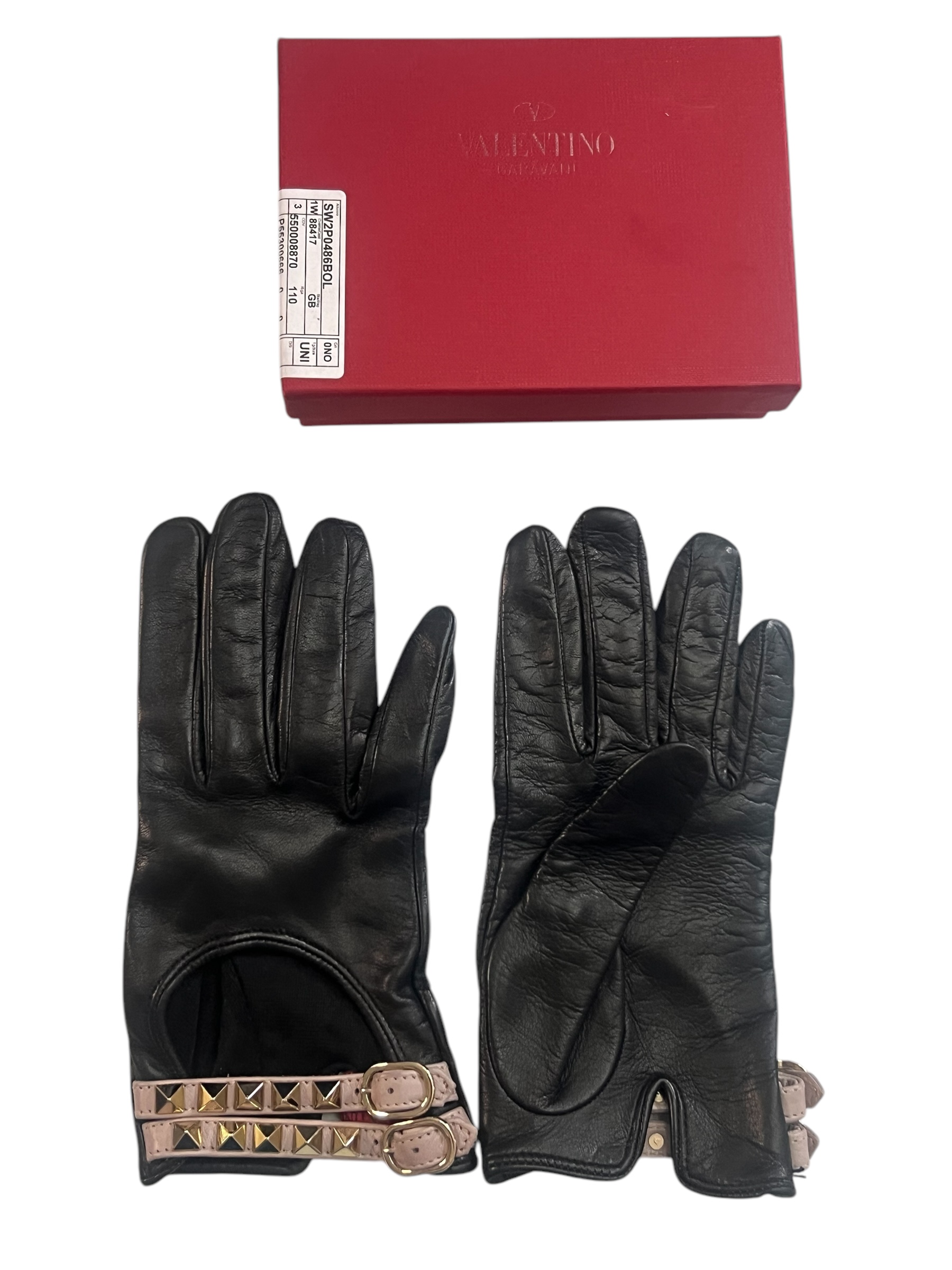 Valentino leather gloves