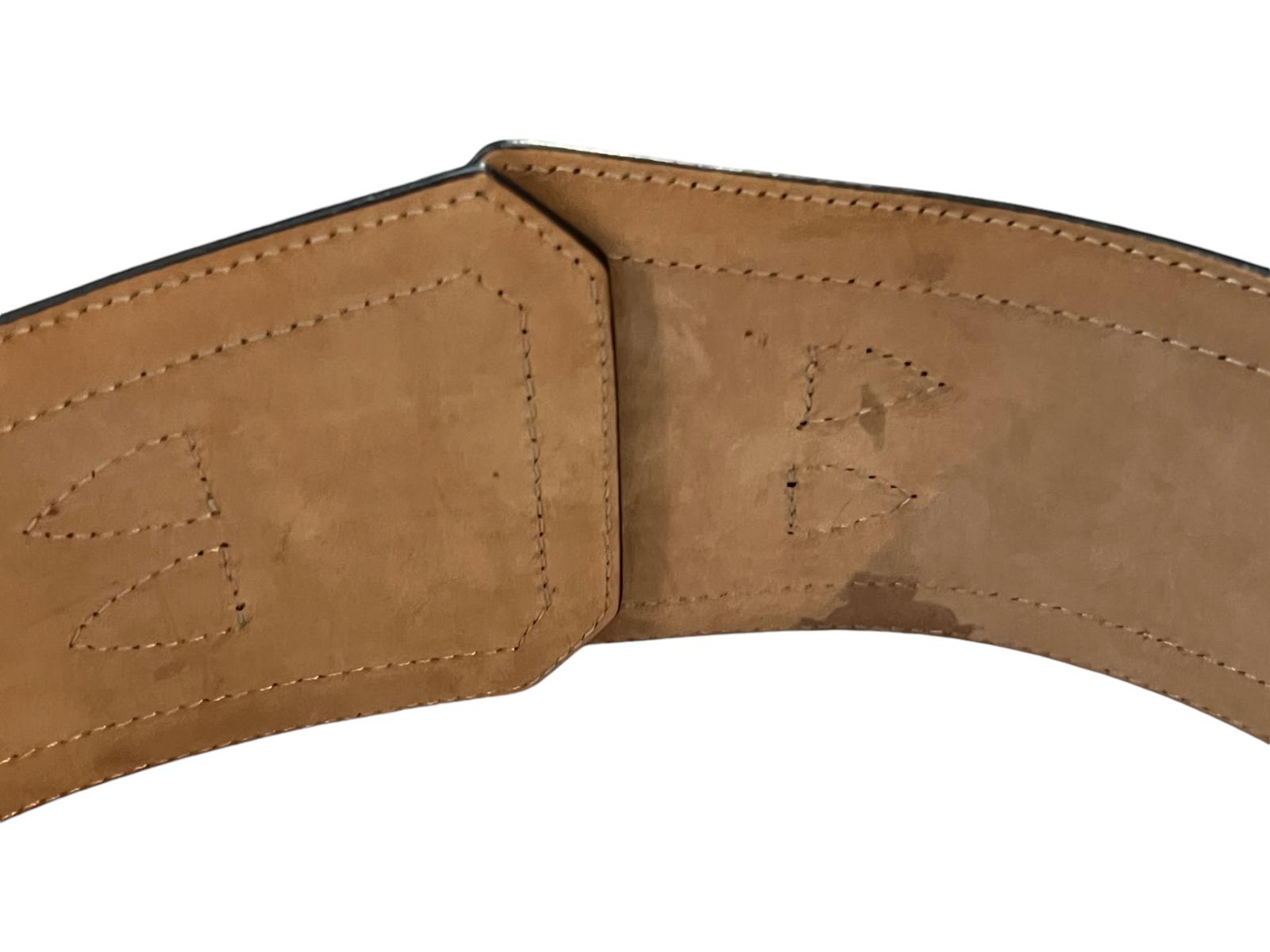 Burberry leather belt