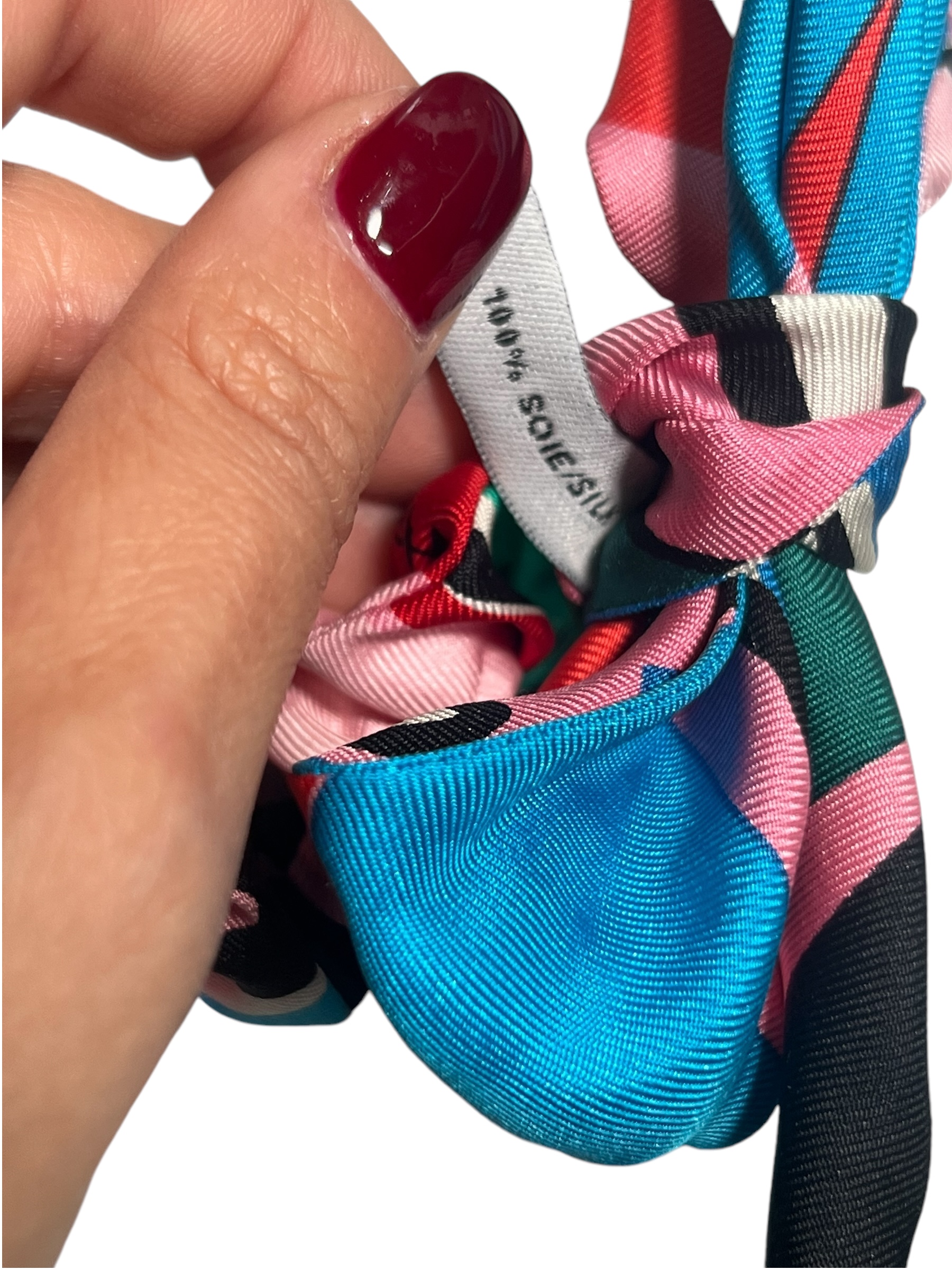 Hermès silk elastic