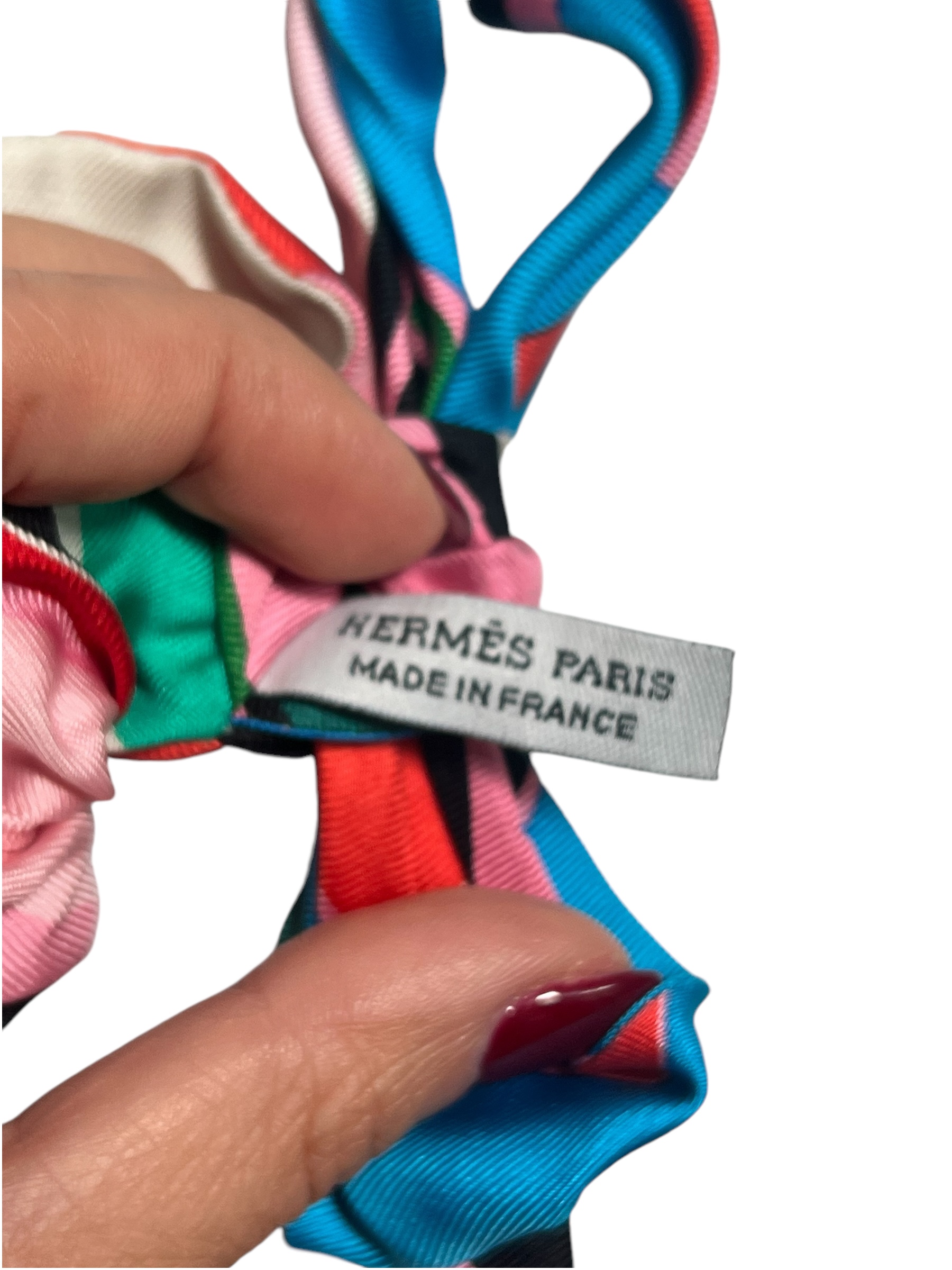 Hermès silk elastic