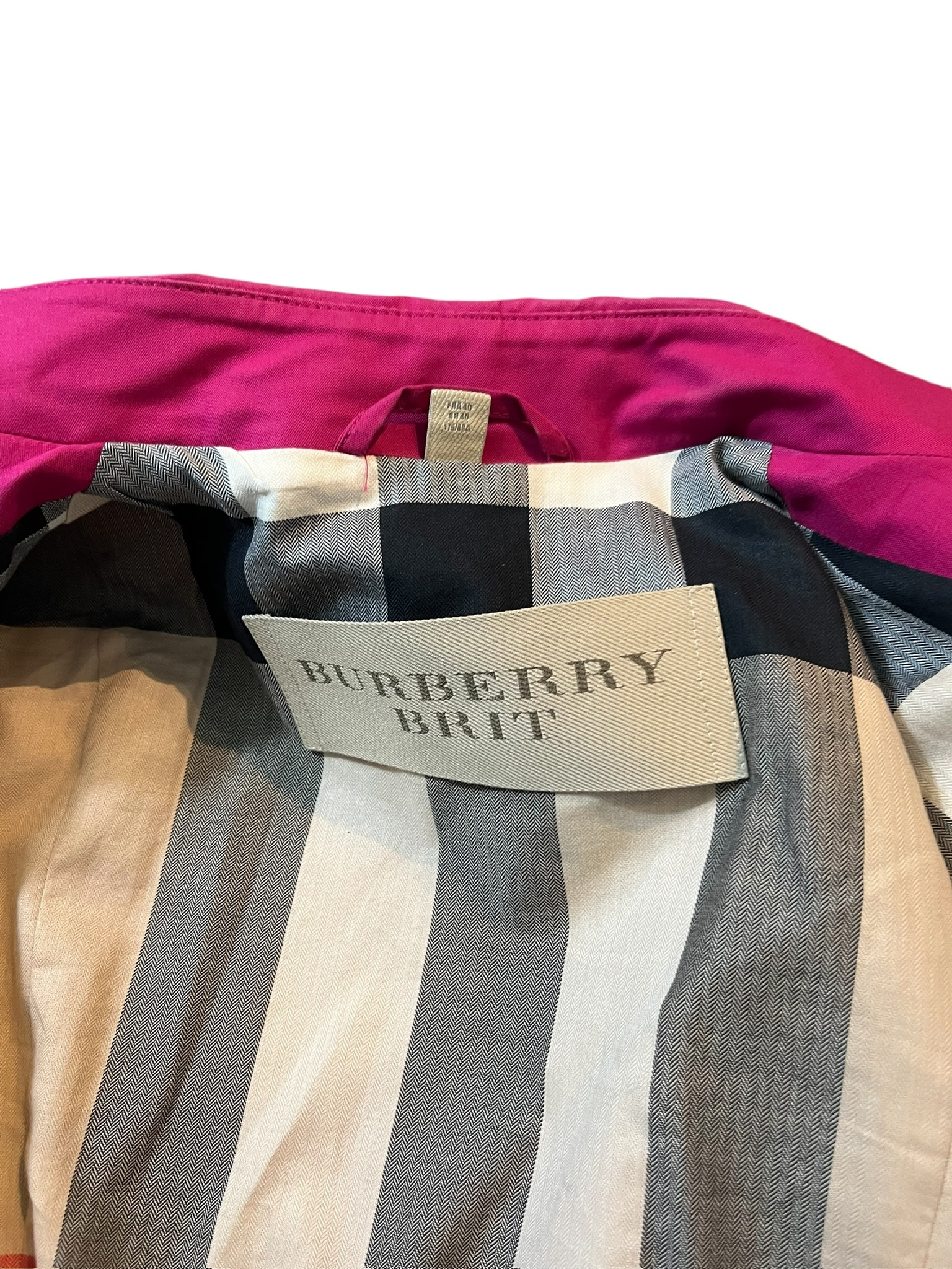 Short trench coat Burberry | LOOP Marketplace