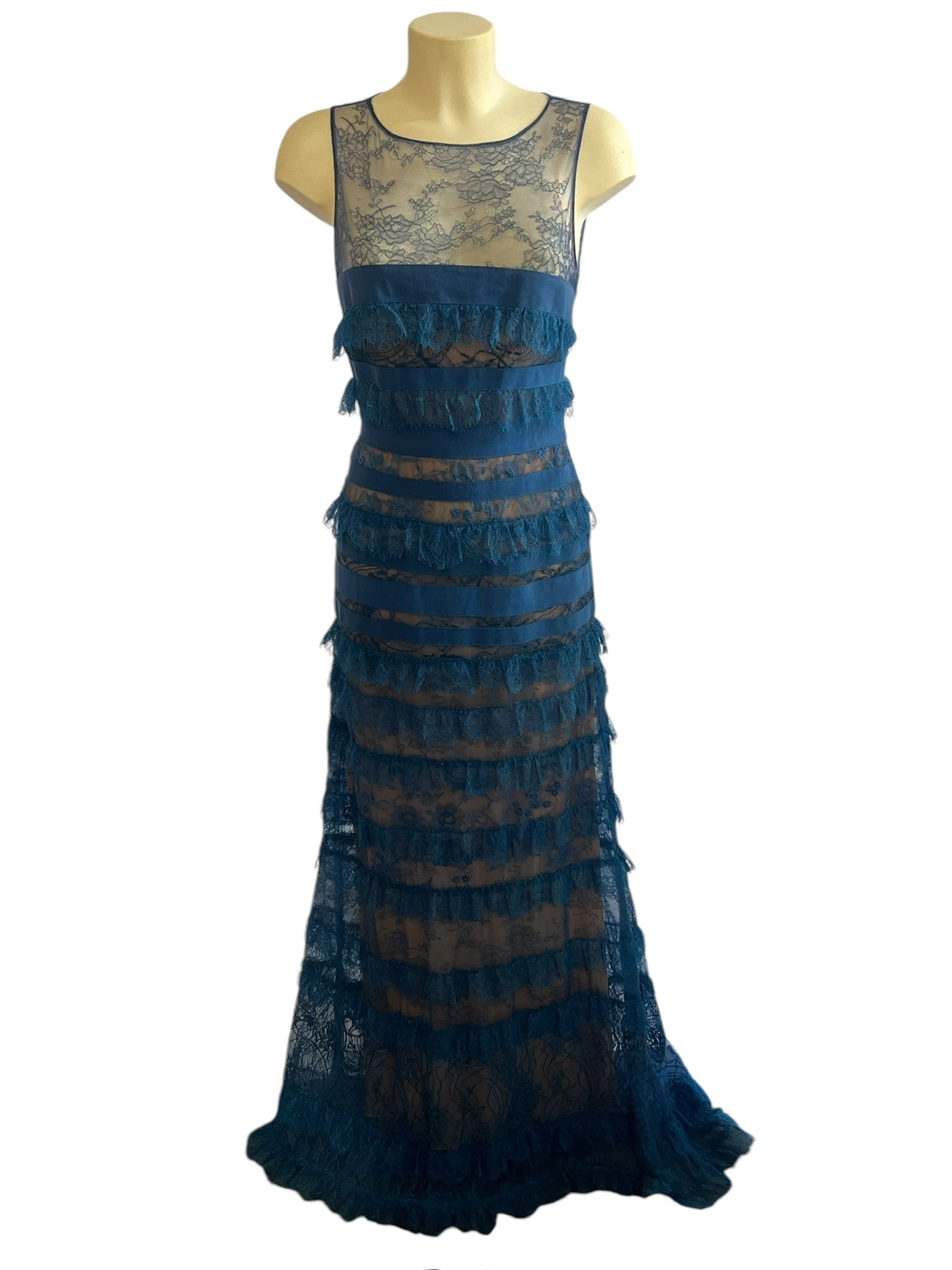 Long blue Elie Saab dress