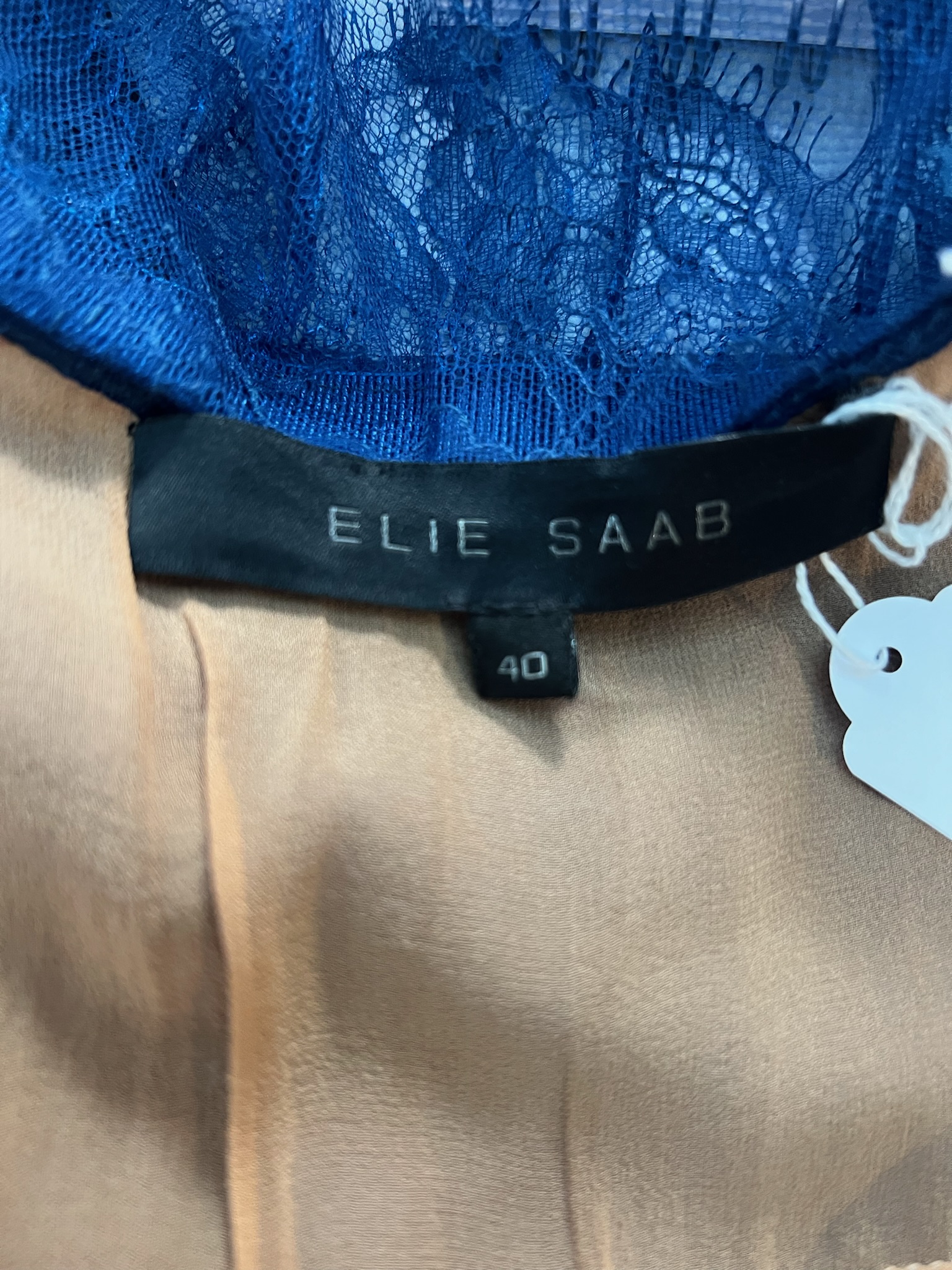 Long blue Elie Saab dress | LOOP-Marktplatz