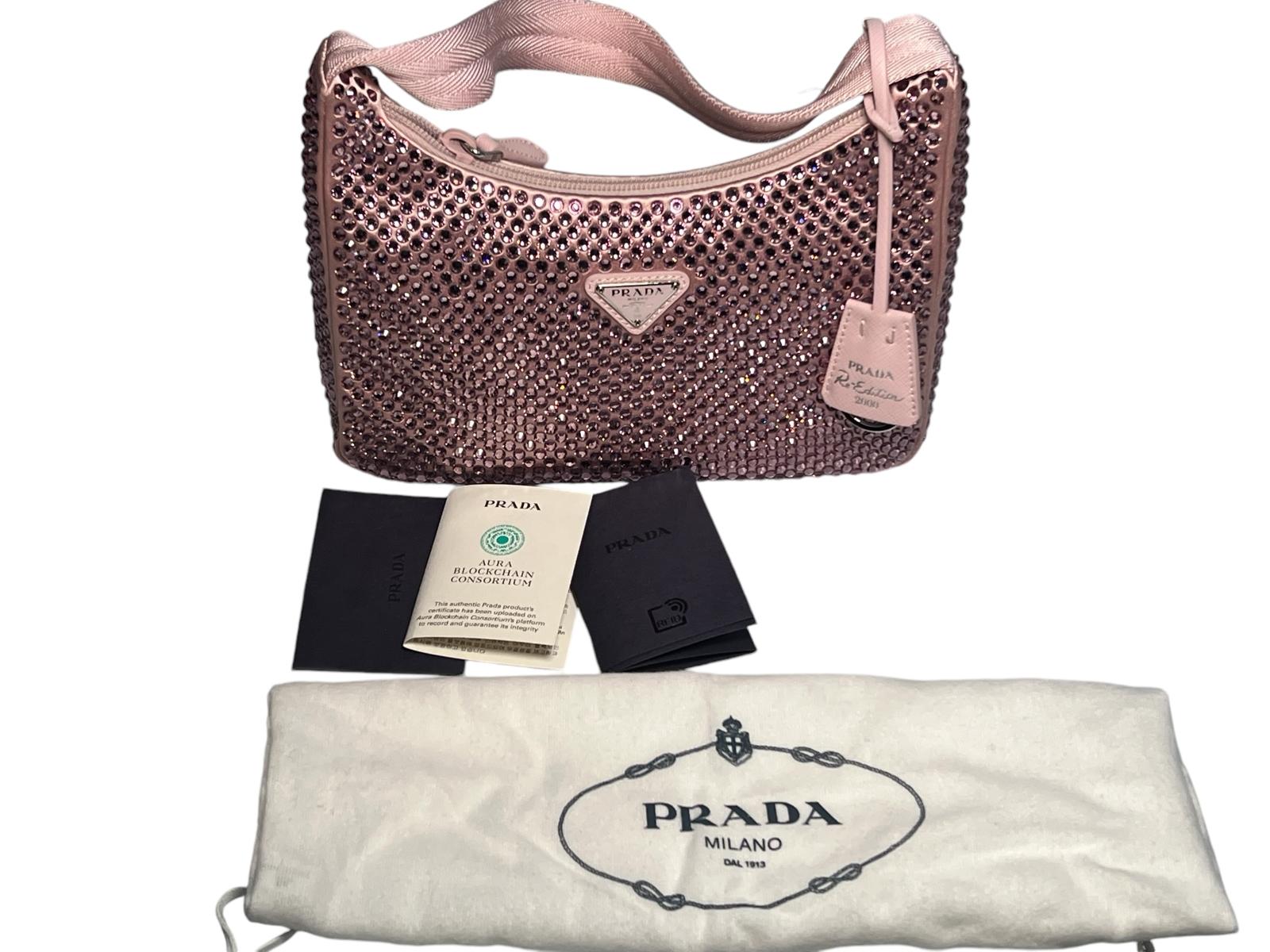 Prada Re-edition 2000 pink bag