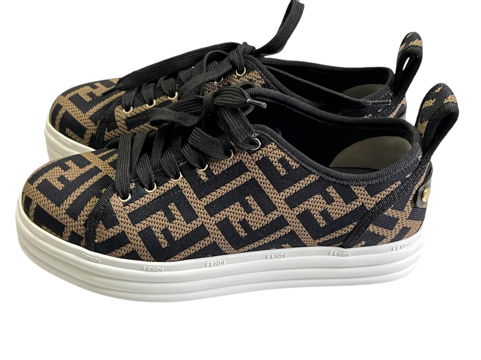 Fendi Monogram brown low-top sneakers | LOOP-Marktplatz