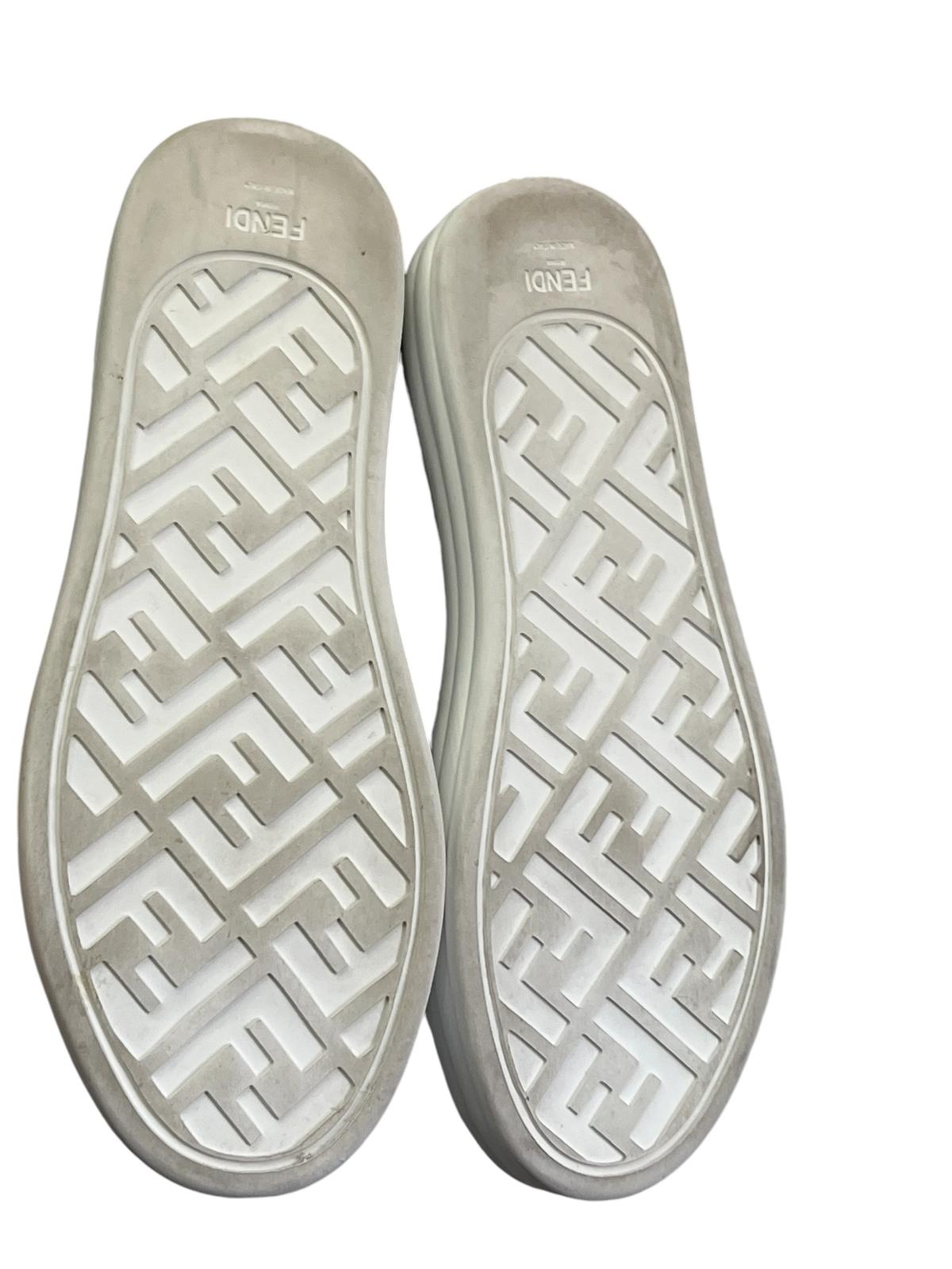 Fendi Monogram brown low-top sneakers