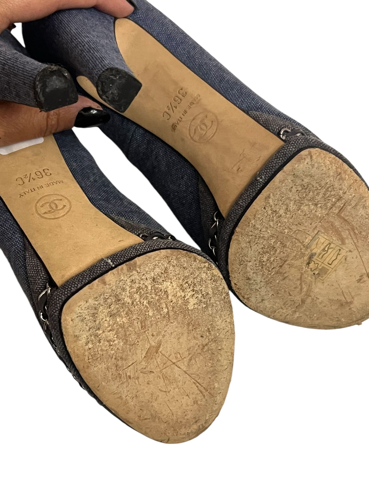 Chanel denim pumps | LOOP-Marktplatz