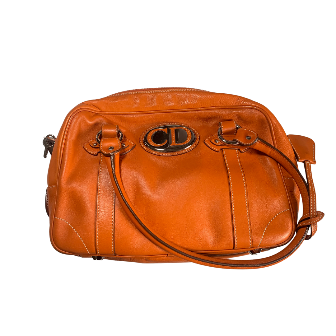 Dior orange leather handbag | LOOP-Marktplatz