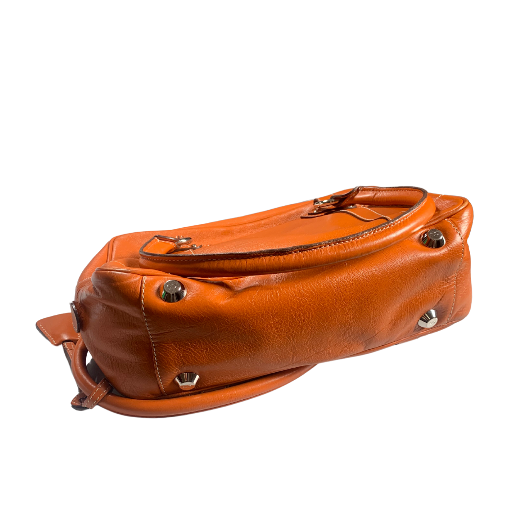 Dior orange leather handbag | LOOP-Marktplatz