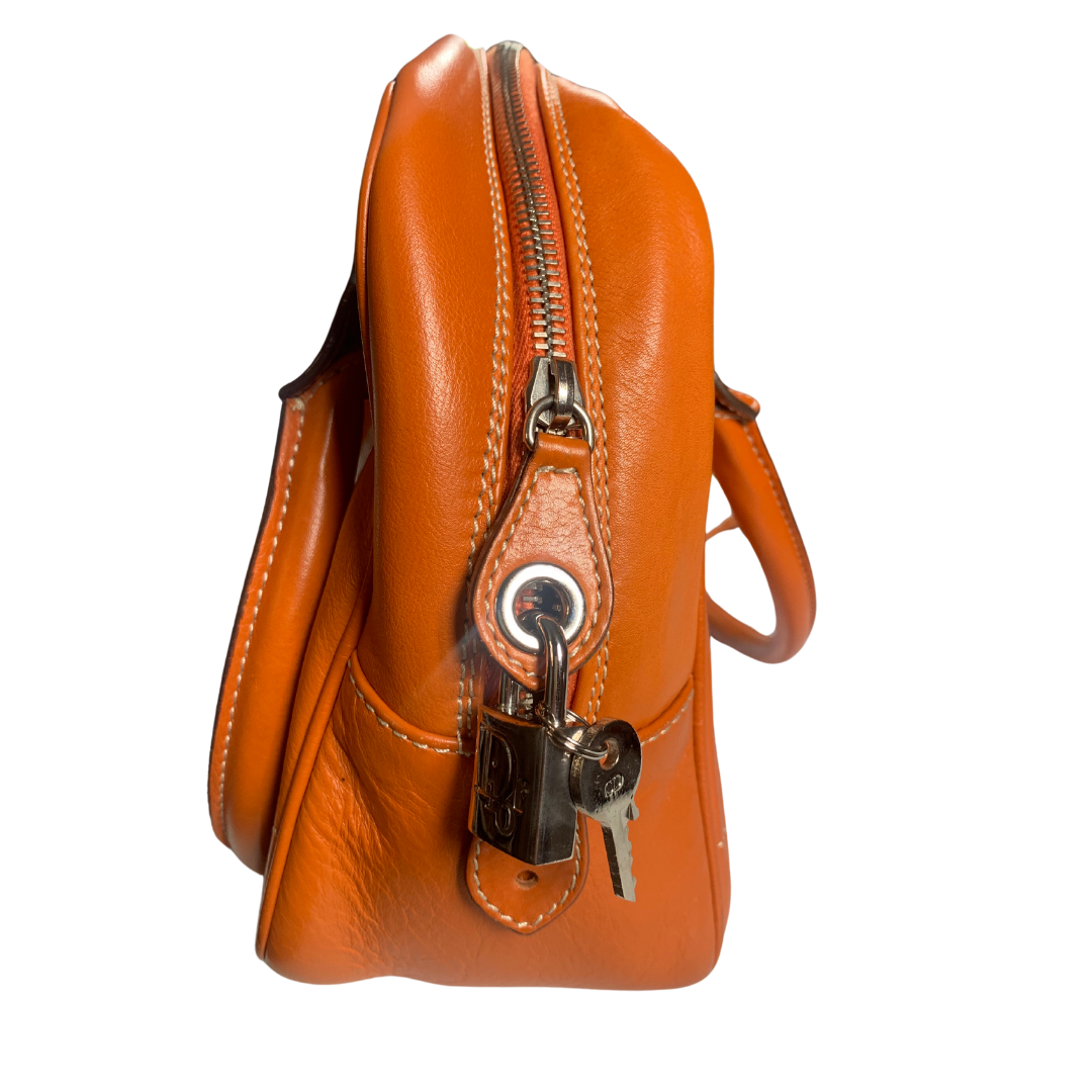 Dior orange leather handbag | LOOP-Marktplatz